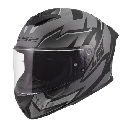 Kaciga LS2 Full Face FF820 RAPID III XTREM crno siva